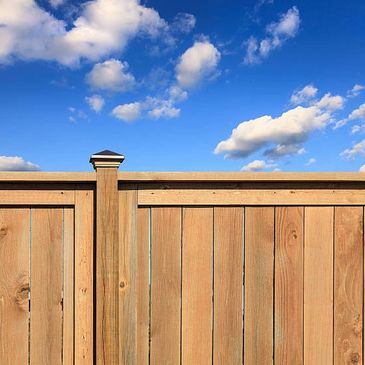 Beautiful Cedar Fencing, Cap and Trim