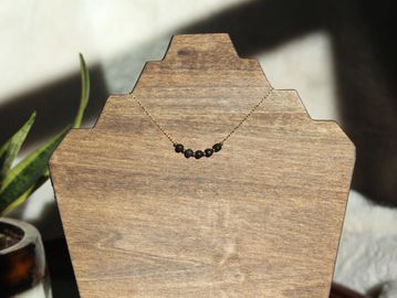 Lava stone necklace Etsy Listing