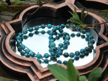Blue Jasper stone beaded bracelets