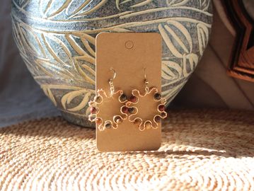 Squiggly Jasper earrings 