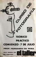 Afiche del curso en "el Taller"