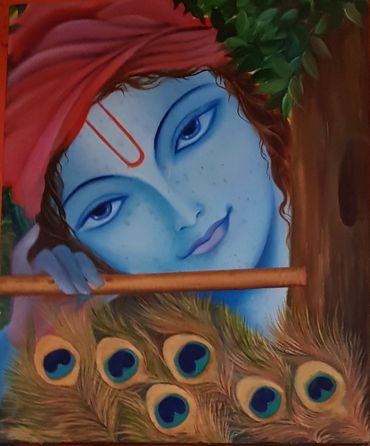 Sold artwork: A similar original painting can be commissioned on request.