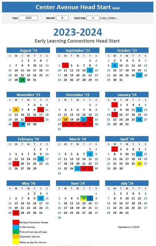 Butler Co Calendars