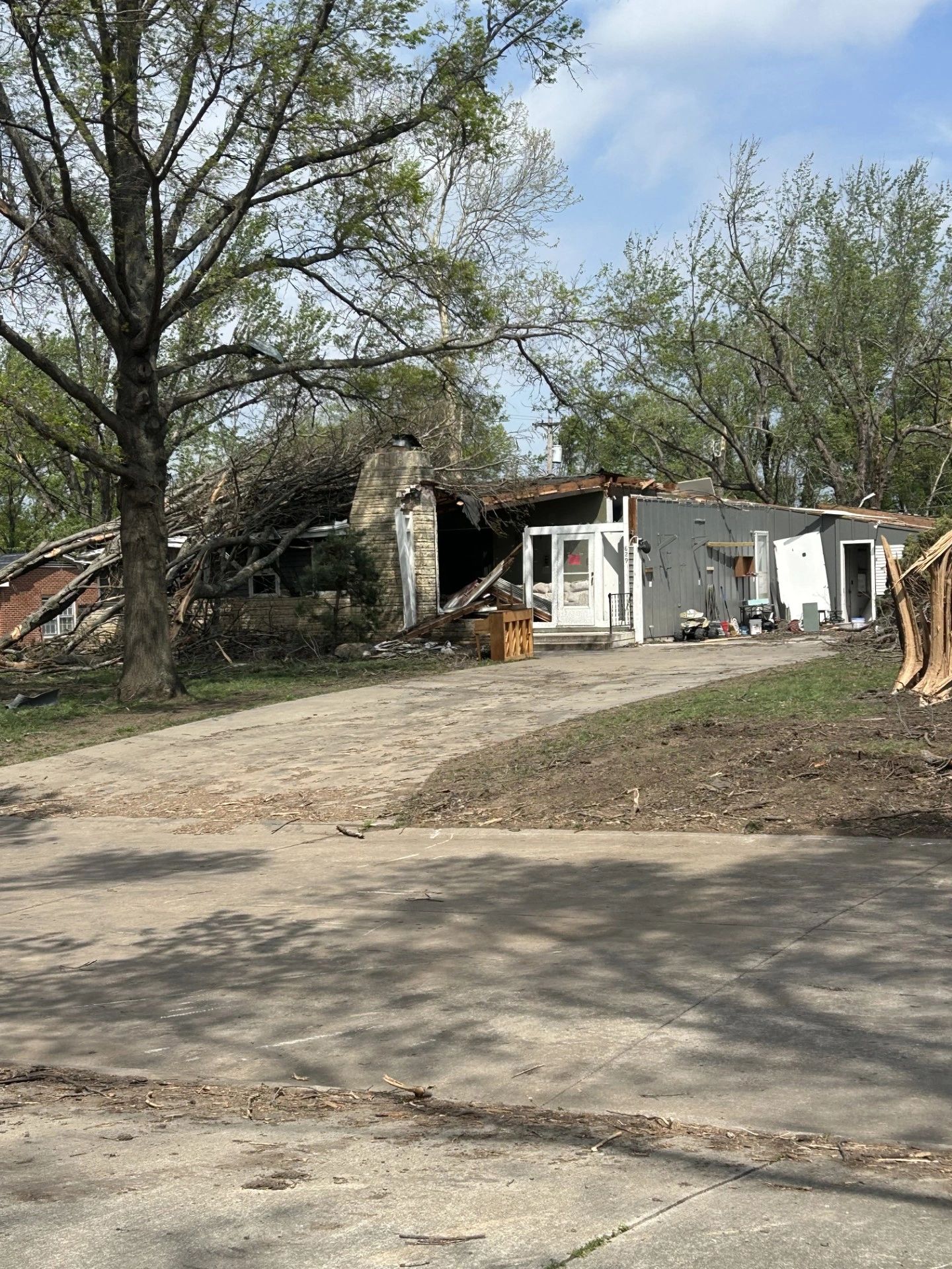 Storm Damage from Ottawa Ks tornado