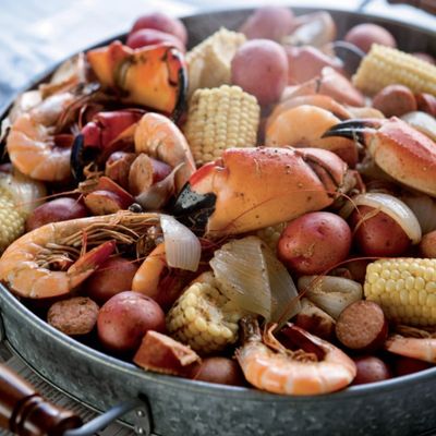 Charleston Lowcounty Shrimp Boil also known as Frogmore Stew