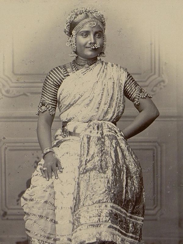 A hereditary dancer from Southern India 