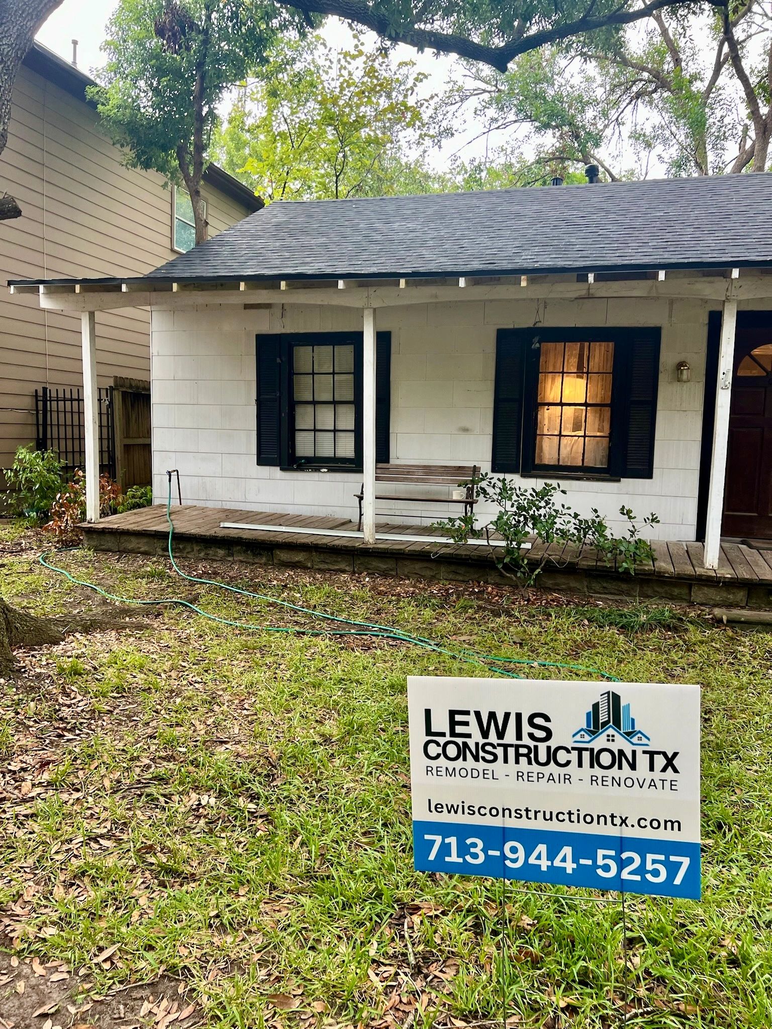 Complete roof replacement with framing and rafter repairs