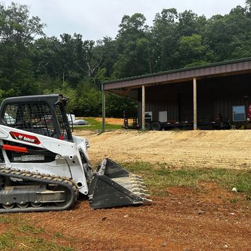 skidsteer grading 