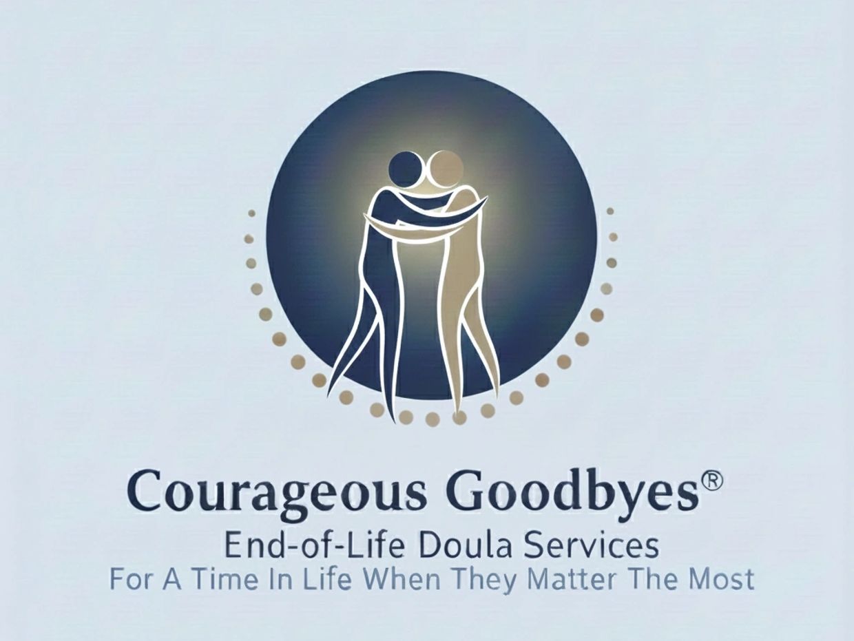 Image of two people in a goodbye hug