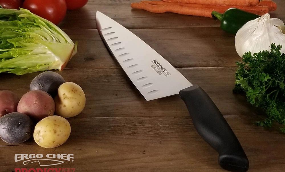 Crimson G10 10pc Knife Block Set Forged - Ergo Chef Knives