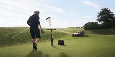 Robot Golf Picker and Mower