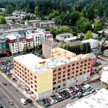 Commercial Multi-family building Seattle, WA Rough Carpentry