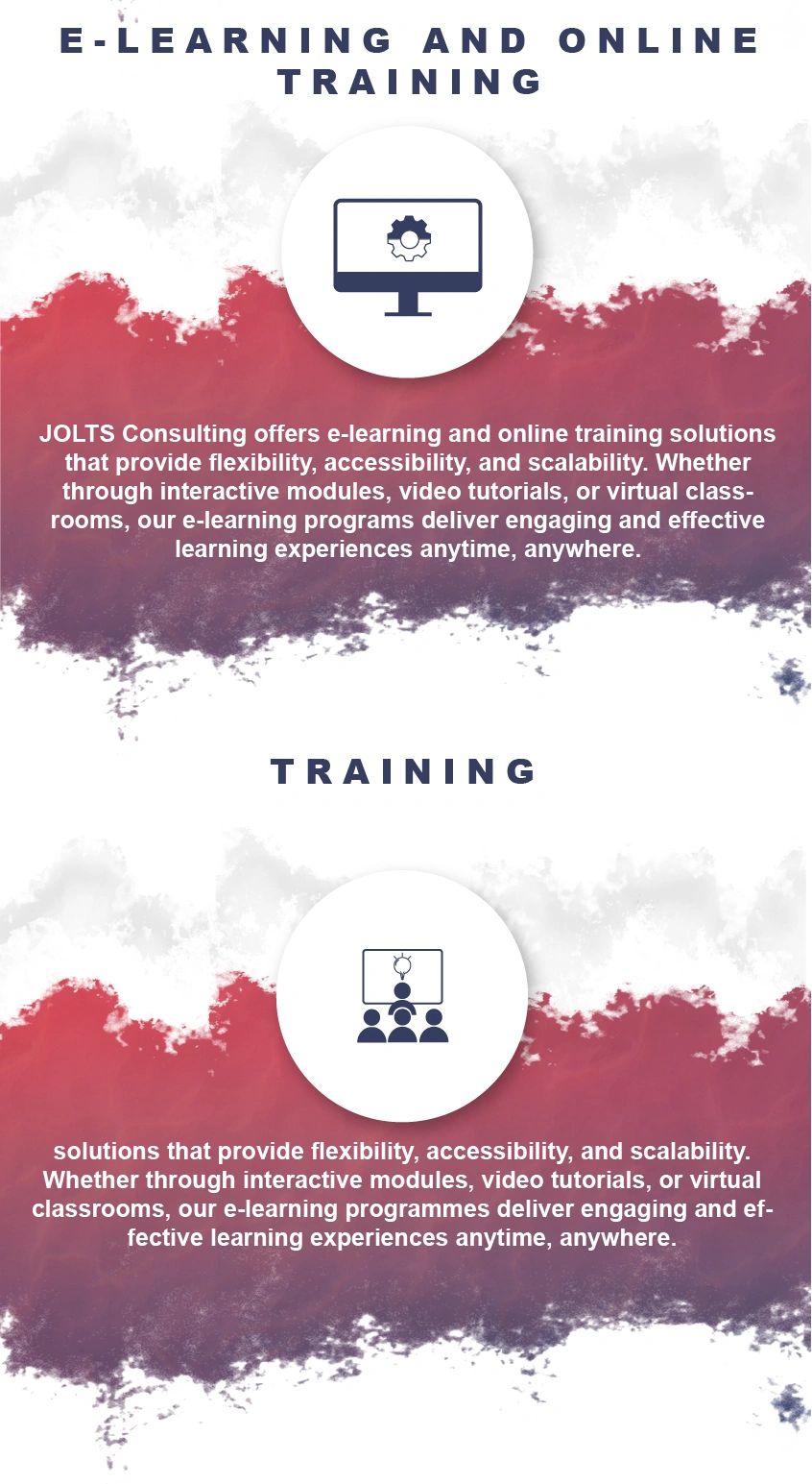 E-learning and online training solutions provided by JOLTS Consulting.