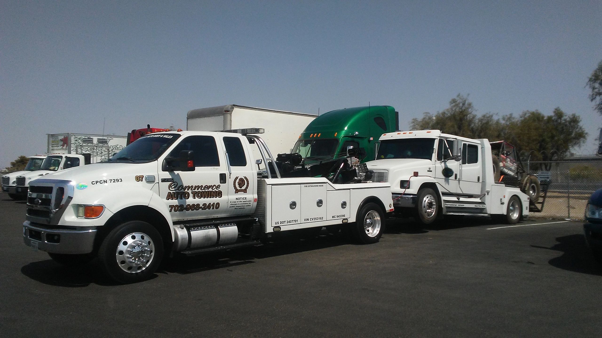 Commerce Auto Towing Inc CPN7293 24/7 Tow Service