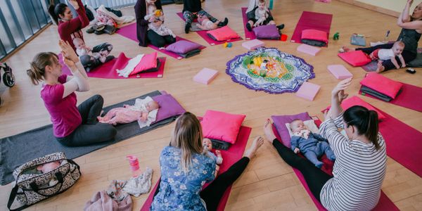 Mum and baby yoga classes