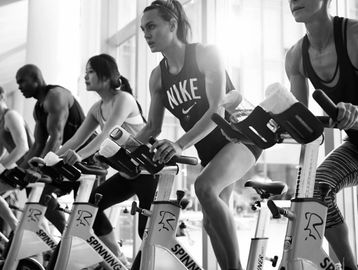A spinning workout is an excellent way to burn some calories and relieve stress. 
