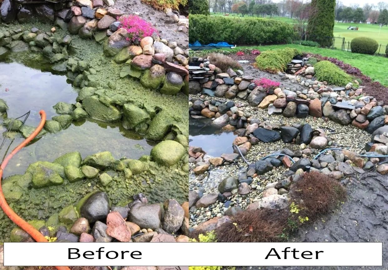 Aquascape Pond Cleaning