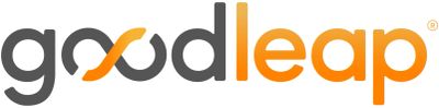 GoodLeap logo in gray and orange.