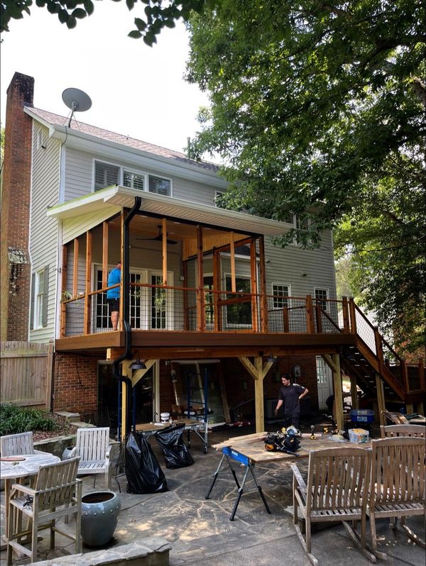 ChilMor Roofing & Construction Inc offers deck construction and remodeling in Triad North Carolina