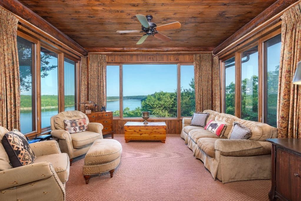 Sun room off of the dining room and the best view in the home.  Need I say more. 