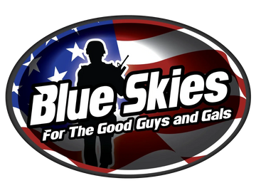 Blue Skies Warrior Weekend Logo