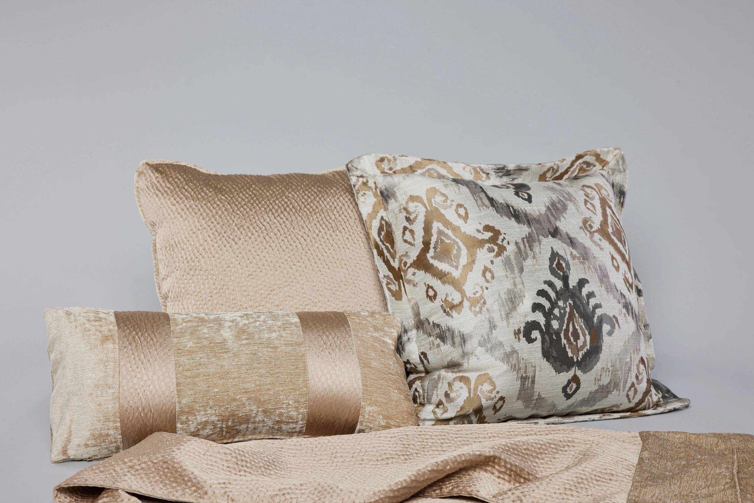 Textured Commercial Interior Design High Loft Pillows