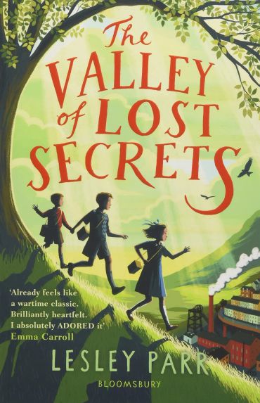 Book cover of 'The Valley of Lost Secrets' by Lesley Parr.