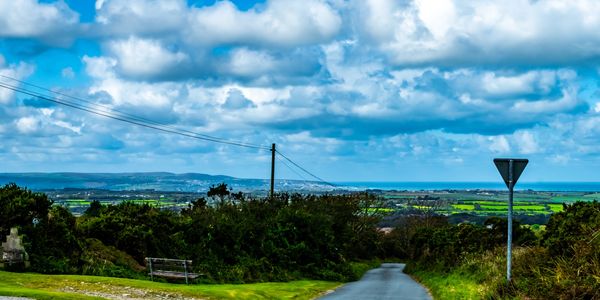A 20 minute walk from the annexe to the top of copper hill rewards the effort with stunning views ov