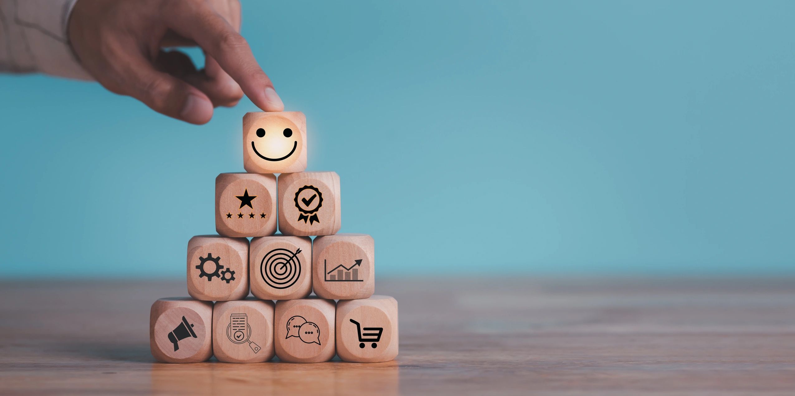happy smiley face with business icon