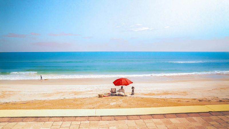 One Red Umbrella