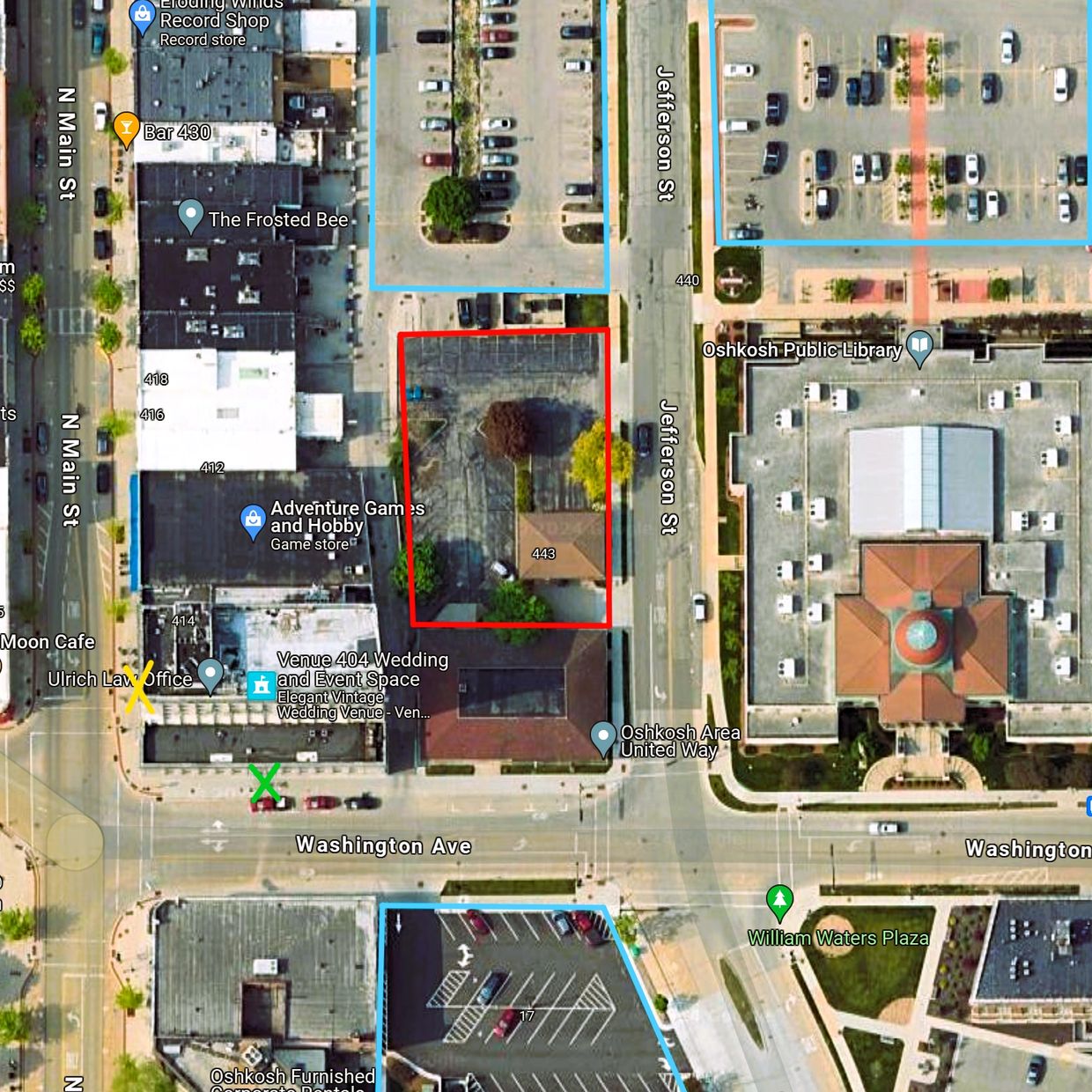 Venue 404 Oshkosh Parking 