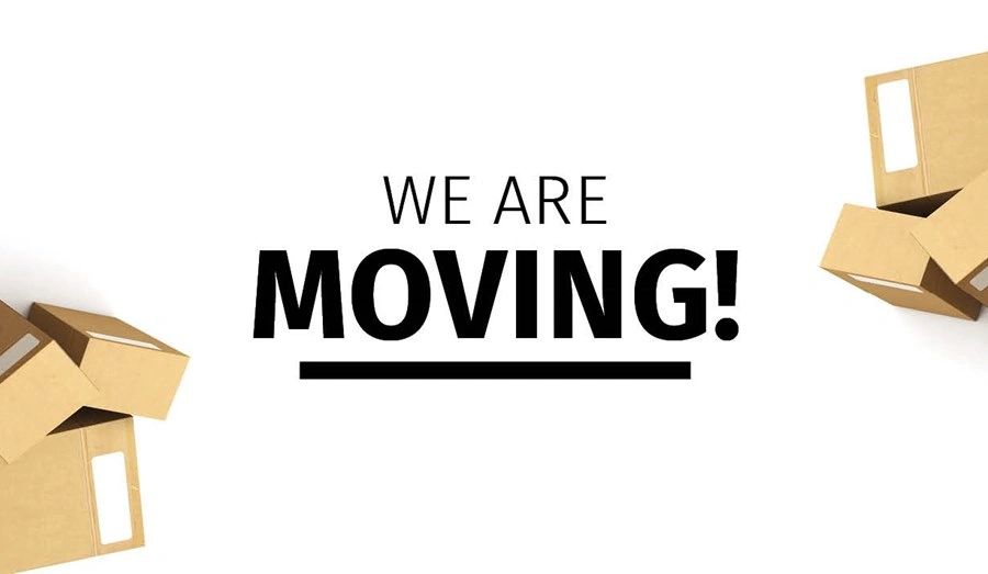 We're moving!