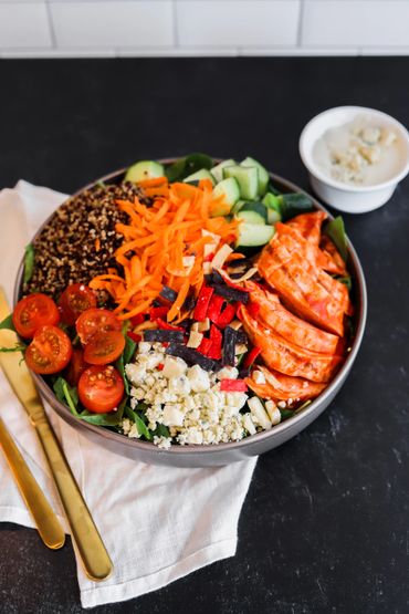 Buffalo Chicken Power Bowl || Revive & Co. Bakery and Marketplace