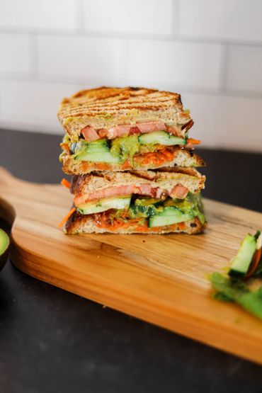 Green God Pressed Sandwich || Revive & Co. Bakery and Marketplace