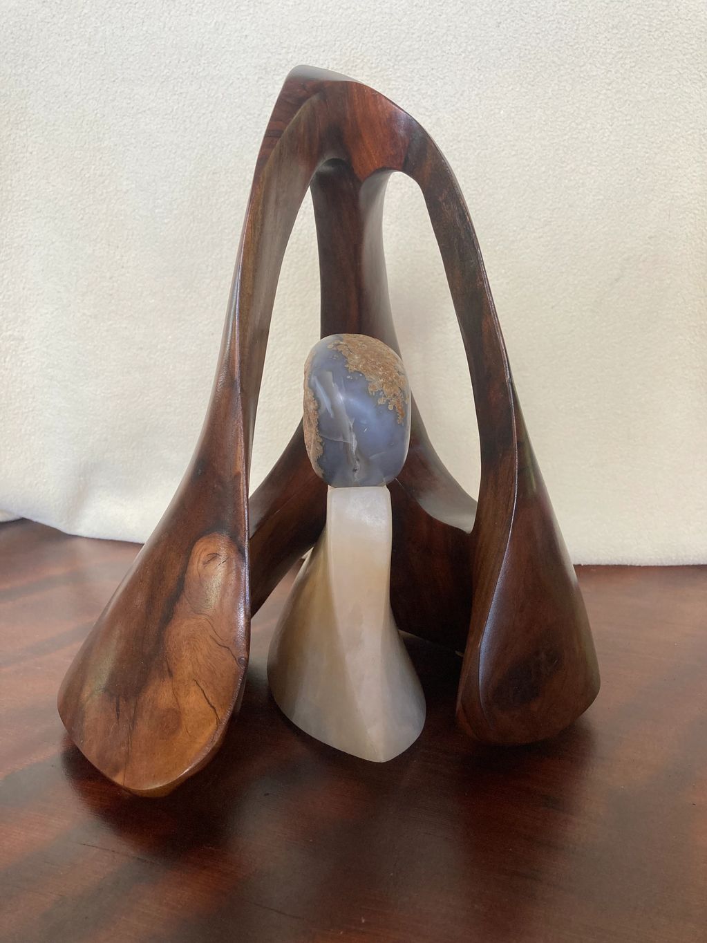 Universing New Worlds, Milo Wood, Onyx Stone, Geode, $3200 Bruce Turnbull Sculpture Maui Kahakuloa