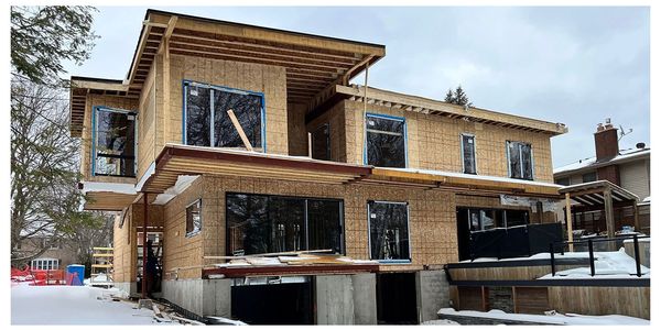 New residential construction, New Home, Framing, Foundation, Roofing