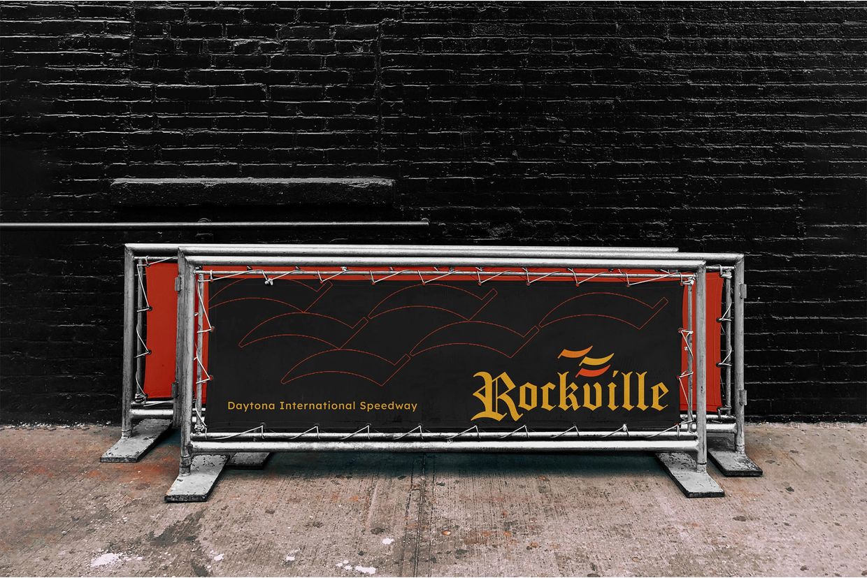 Rockville logo design event banner