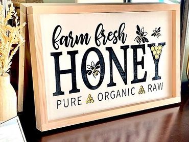 Farm Fresh Honey - Farmhouse Sign
