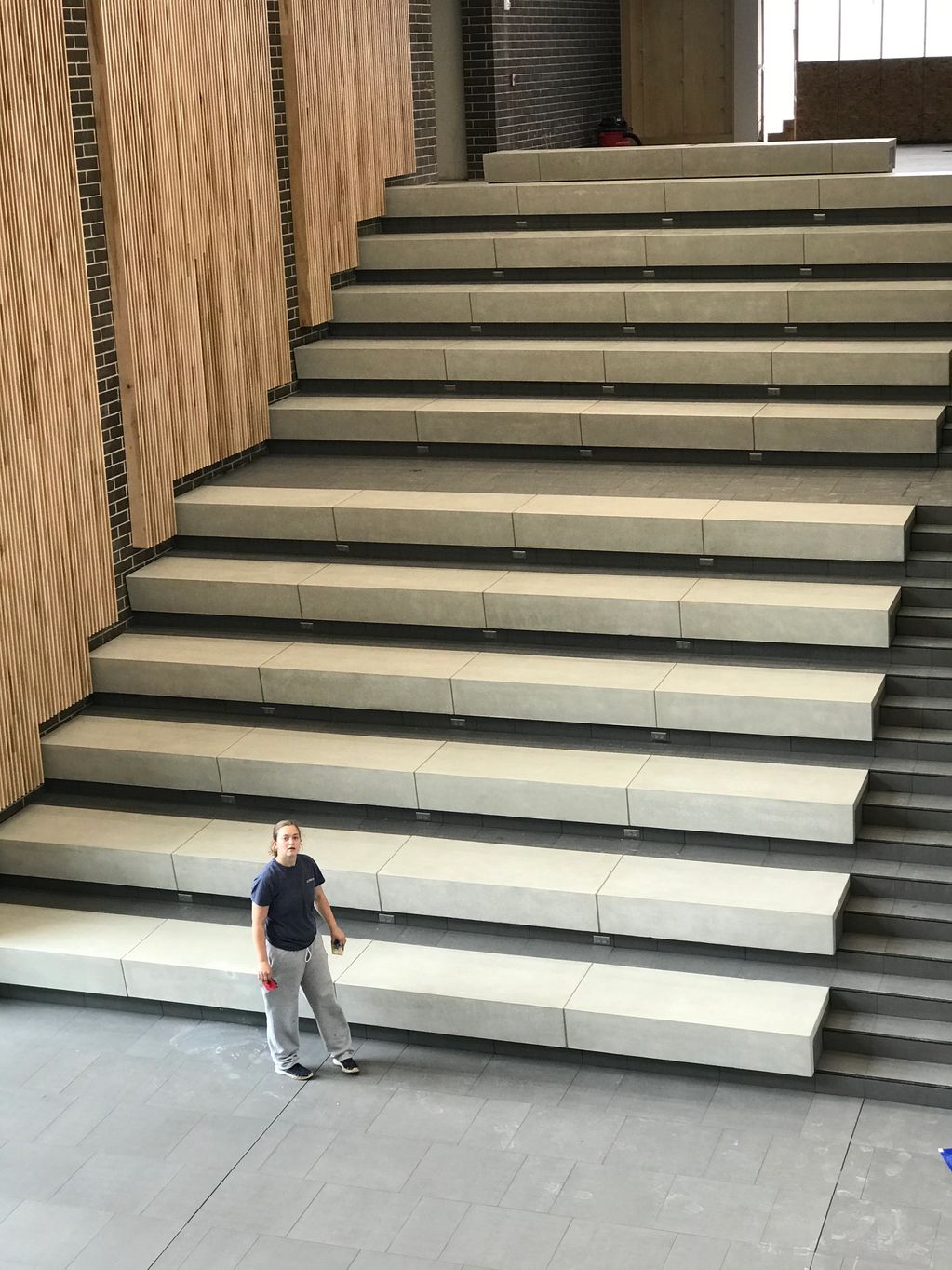 Commercial Precast Concrete Learning Stairs Andover High School Artisan concrete