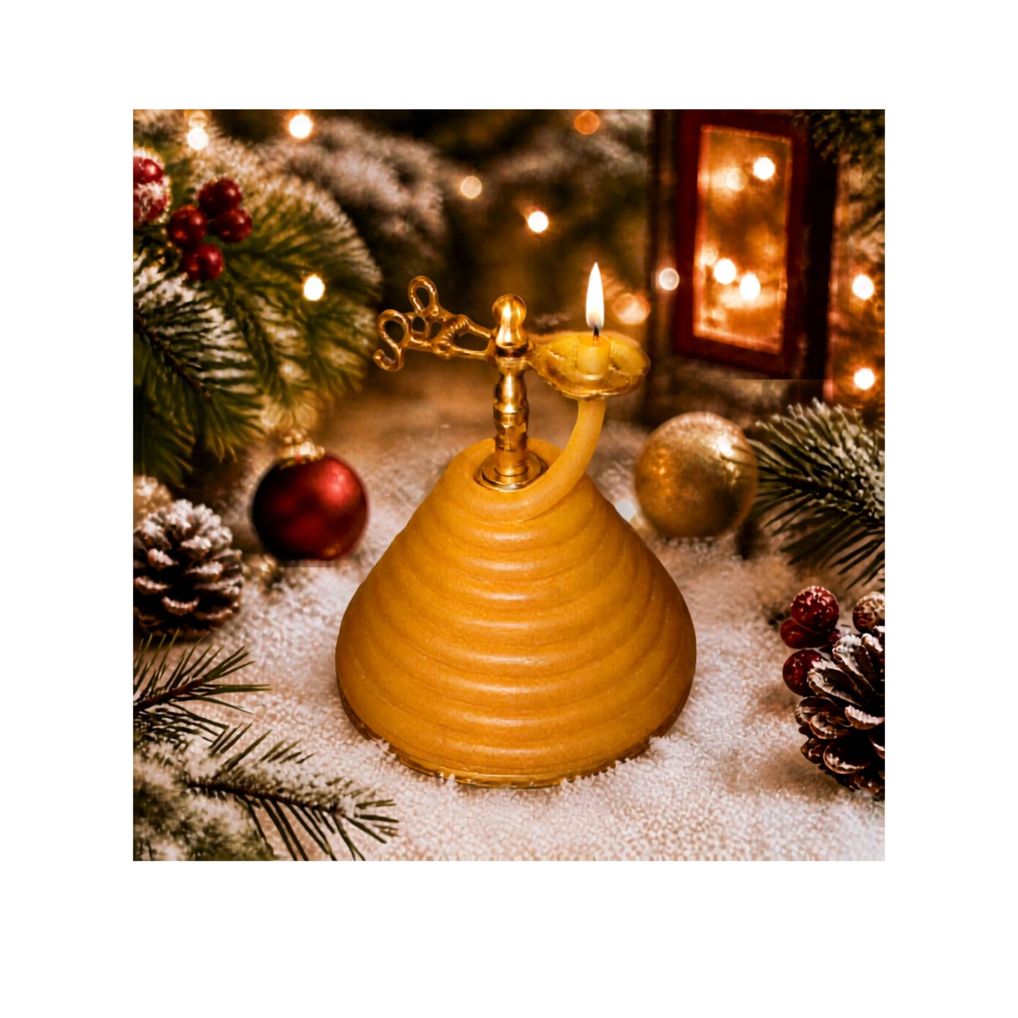 Pure Beeswax, Coiled Candles, Extruded Candles, Self Extinguishing Candles, Eco-Luxury Candles, Eco-