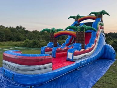 16' Tropical Splash Inflatable water slide for rent