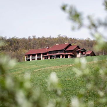 The lodge at the ranch is a private residence. 