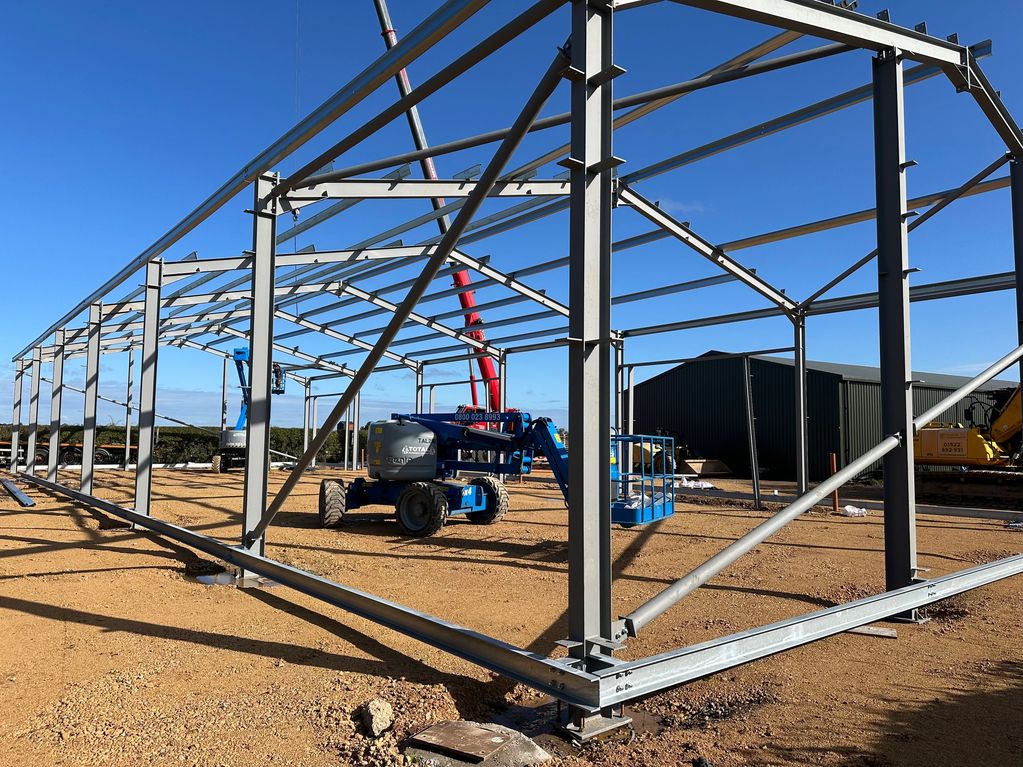 A turnkey warehouse recently completed