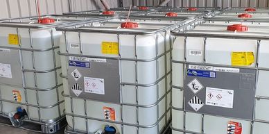 chemicals being supplied in 1000L IBC. Some are dangerous goods and some are hazardous