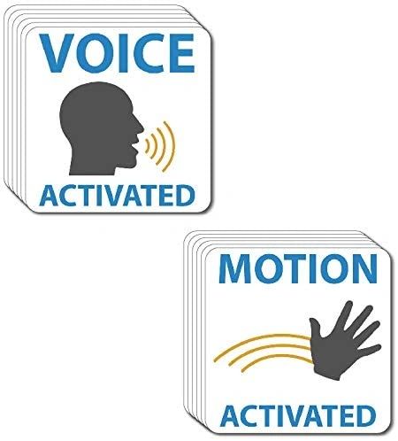 Motion and Voice Activated 12 Pack Alert Warning Security CCTV Theft ...