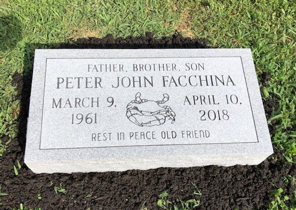 single bevel headstone - Seaside Memorials Online