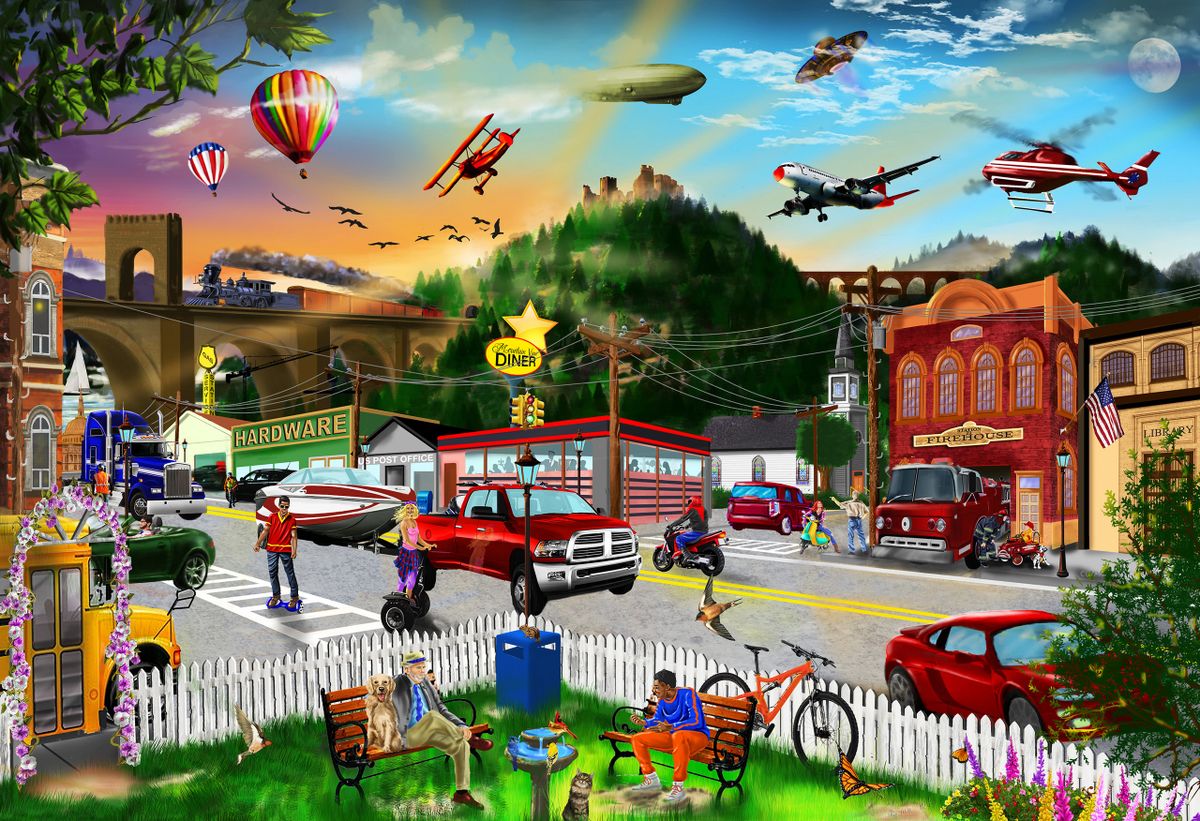 More Than One Way to Get There 250 piece Whimsy Wood Puzzle