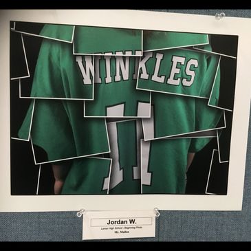 Artwork by Jordan W showing the Winkles Baseball Jersey in a montage