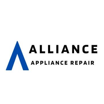Logo of Alliance Appliance Repair with a blue stylized A.