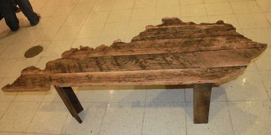 Kentucky coffee table, home decor, barnwood furniture, rustic, custom furniture, houzz, living room